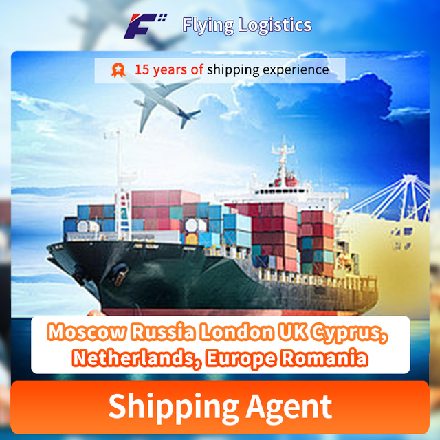 Air Sea Railway Train Shipping Tariewe van China na Moskou Rusland Londen UK Ciprus, Nederland, Europa Roemenië Logistieke Diens Versendingsagent